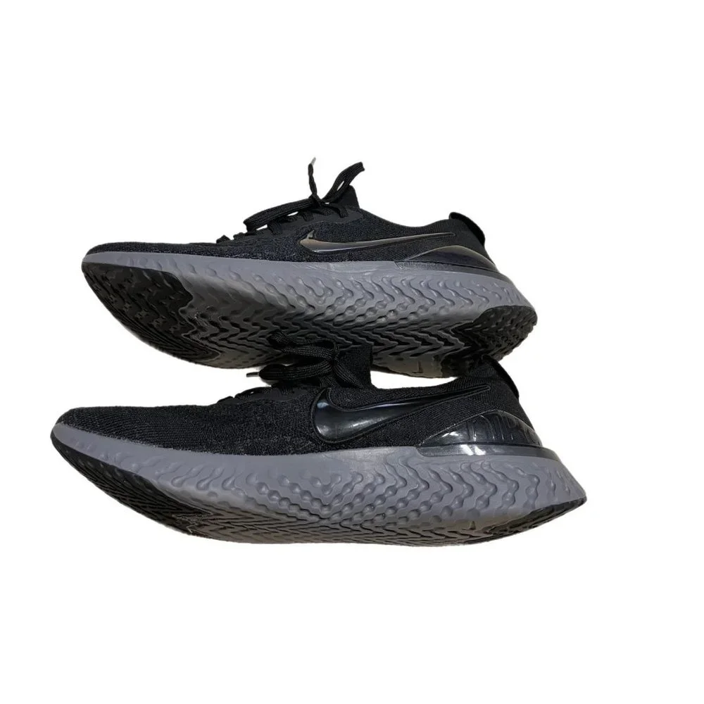 Nike Epic React Flyknit 2 Black Anthracite Men's Shoes BQ8928-001 Multi S 11.5 - Picture 3 of 7
